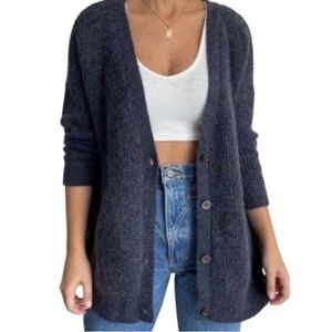 Free People Alpaca Blend Cloudy Day Blue
Cardigan Sweater
